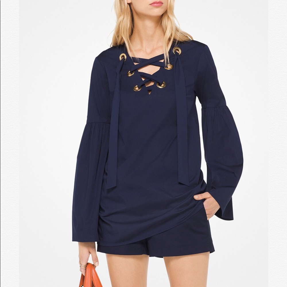 Michael Kors Lace-Up Women’s Tunic - Picture 10 of 16